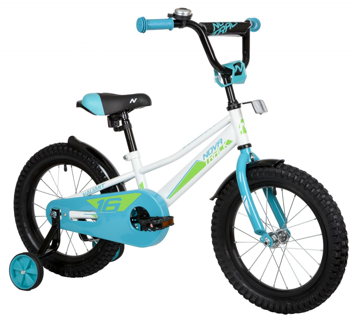 Детский велосипед Novatrack Valiant 16 (2019) Белый