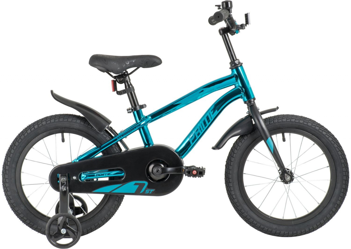 Детский велосипед Novatrack Prime 16 (2019) Синий металлик