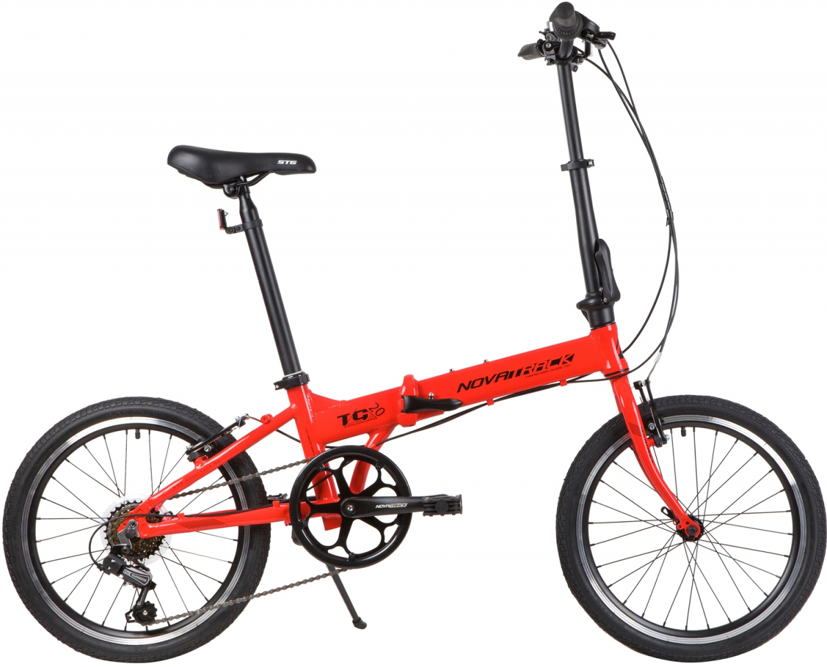 Складной велосипед Novatrack TG-20 Classic New 6-spd 20 (2020) Красный