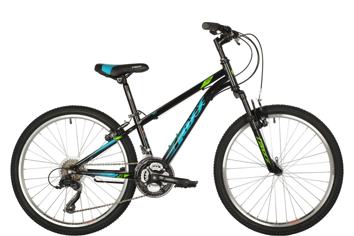 Подростковый горный (MTB) велосипед Foxx Aztec 24 (2022) Рама 14 Черный