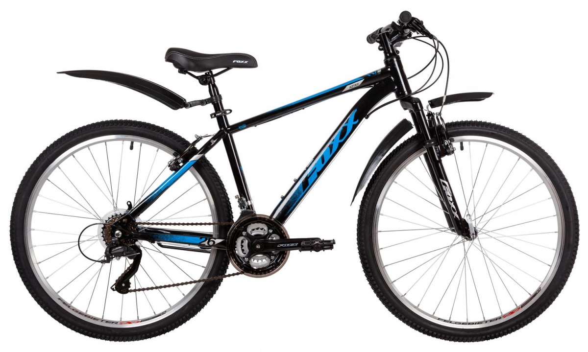 Горный (MTB) велосипед Foxx Aztec 26 (2022) рама 14 Синий