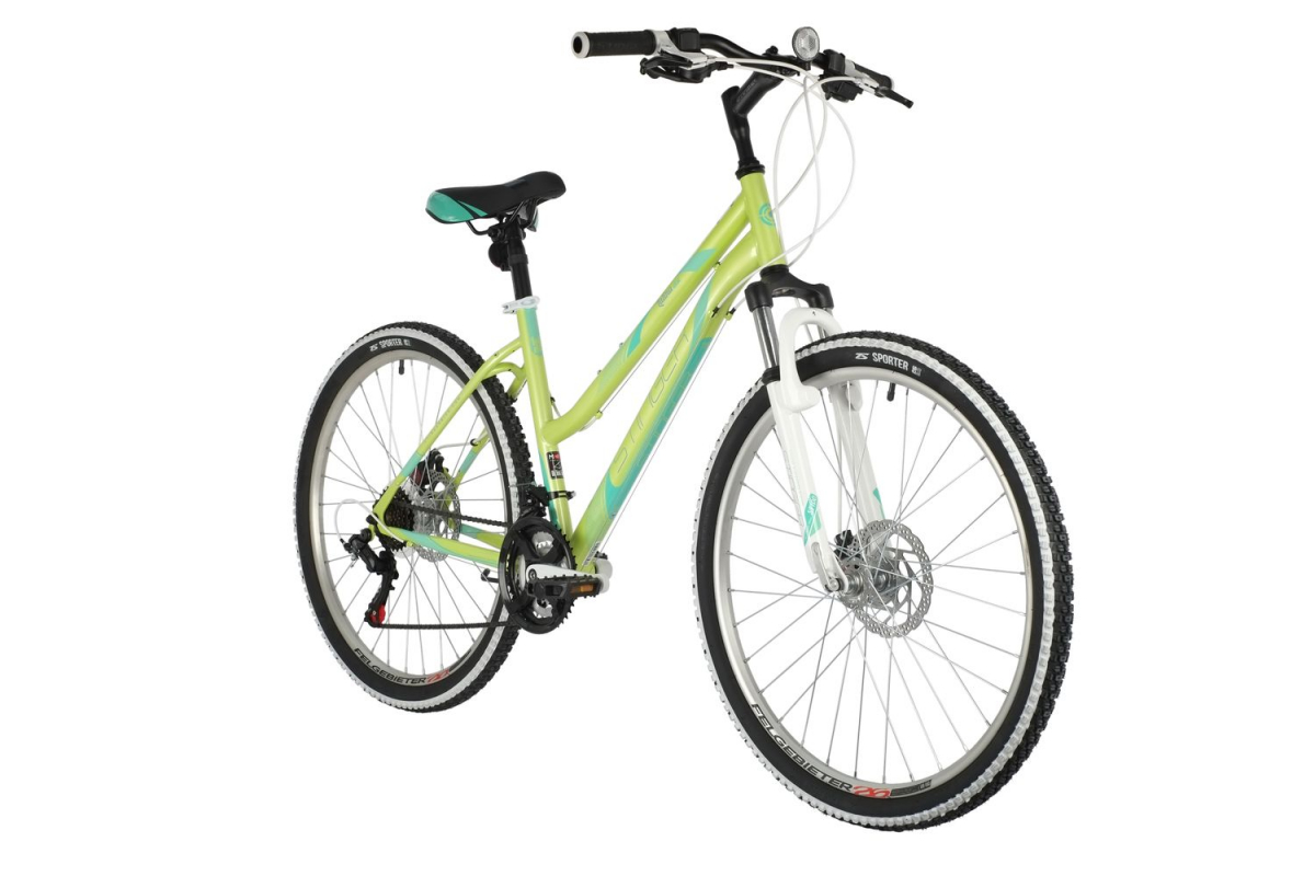 Горный (MTB) велосипед Stinger Latina D 26 (2021) рама 15 Зеленый