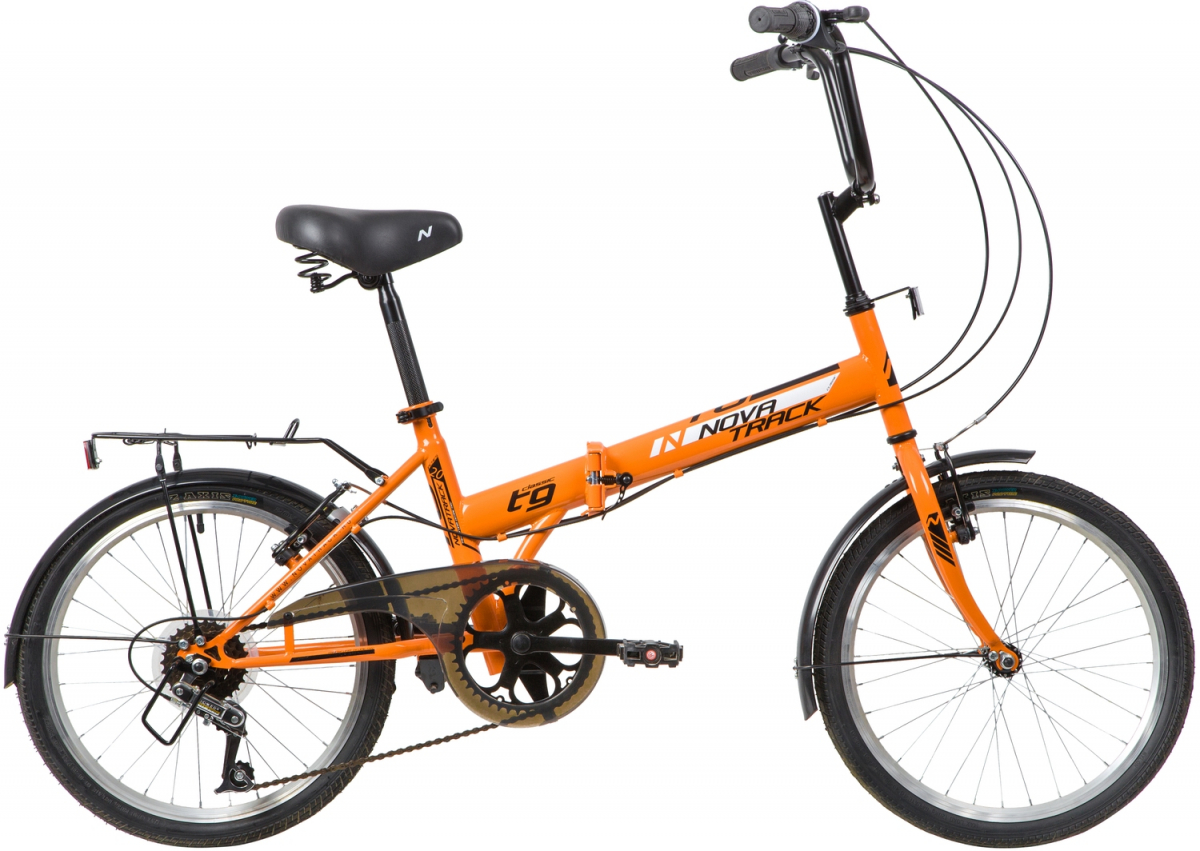 Складной велосипед Novatrack TG-20 Classic New 6-spd 20 (2020) Оранжевый