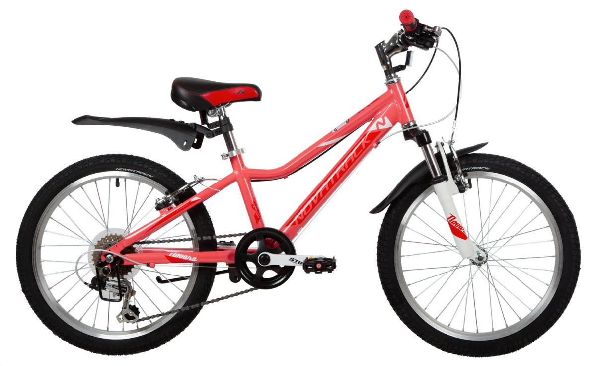Подростковый горный (MTB) велосипед Novatrack Novara v-brake 20 (2022) Коралловый