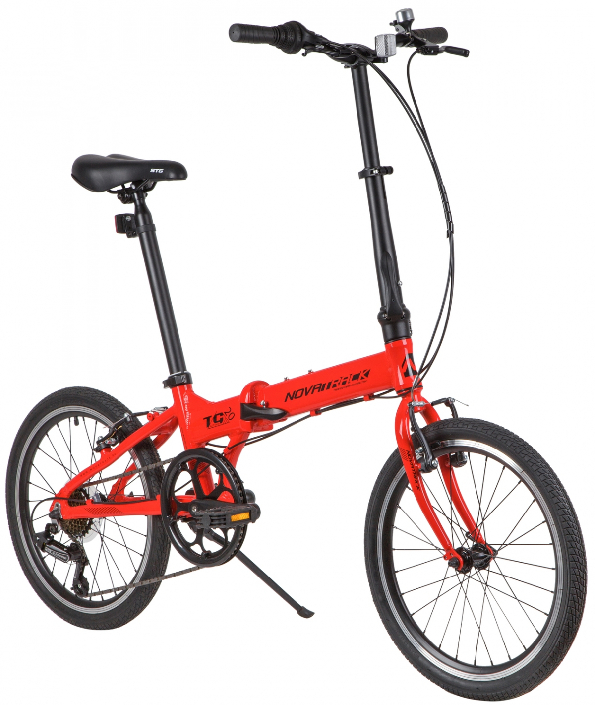 Складной велосипед Novatrack TG-20 Classic New 6-spd 20 (2020) Красный