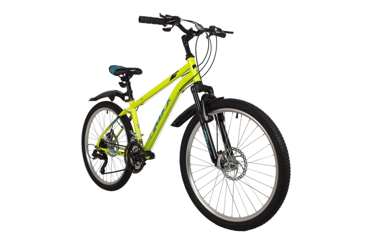 Подростковый горный (MTB) велосипед Foxx Aztec D 24 (2022) Рама 14 Зеленый
