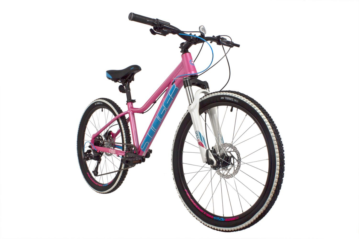Подростковый горный (MTB) велосипед Stinger Fiona PRO 24 (2021) Рама 12 Розовый
