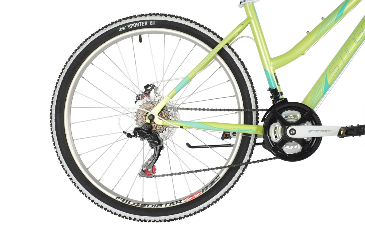 Горный (MTB) велосипед Stinger Latina D 26 (2021) рама 15 Зеленый