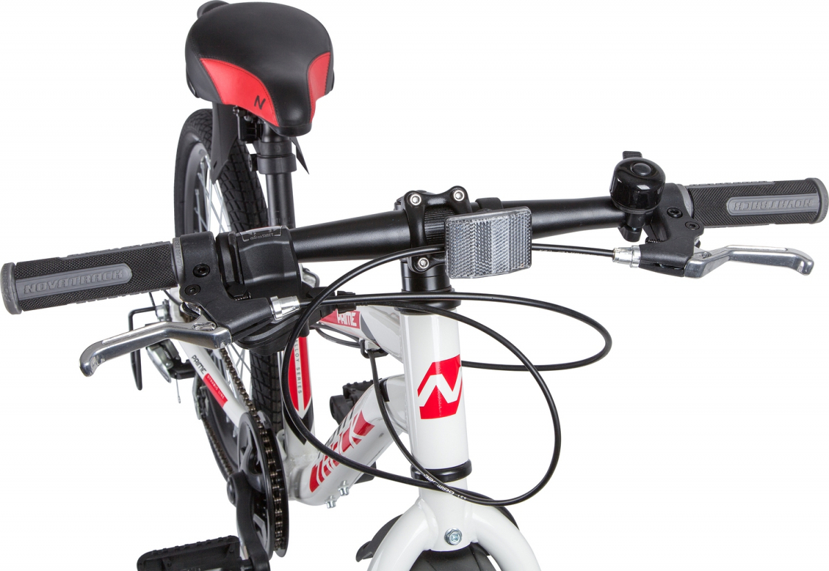 Подростковый горный (MTB) велосипед Novatrack Prime 20 Disc (2019) Белый