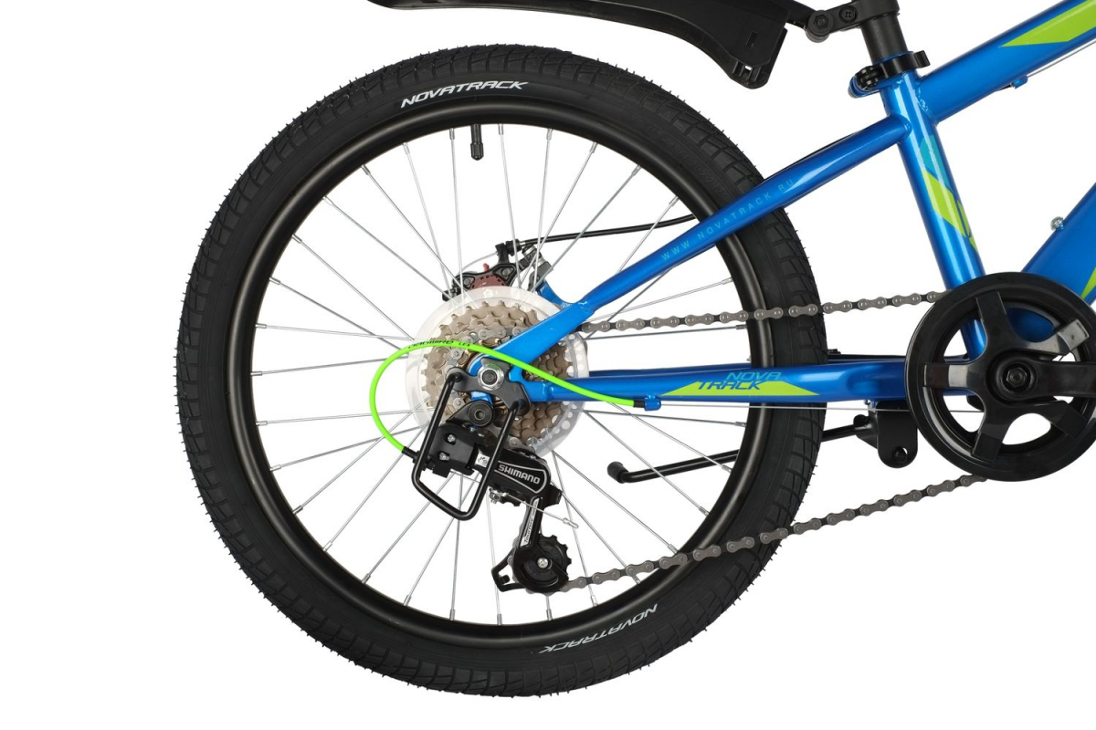 Подростковый горный (MTB) велосипед Novatrack Pointer Disc 20 (2021) Синий