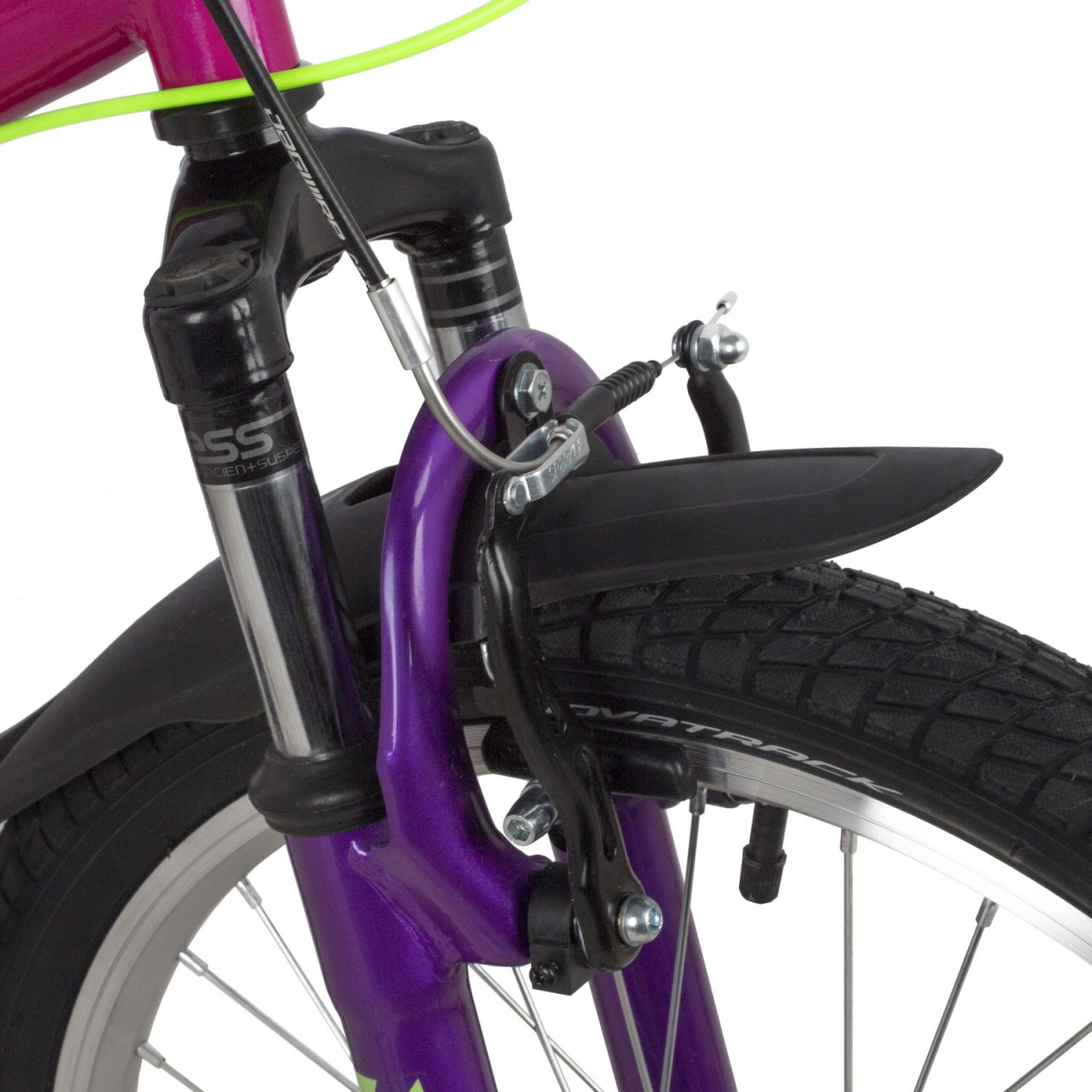 Подростковый горный (MTB) велосипед Novatrack Valiant 20 (2022) Фиолетовый