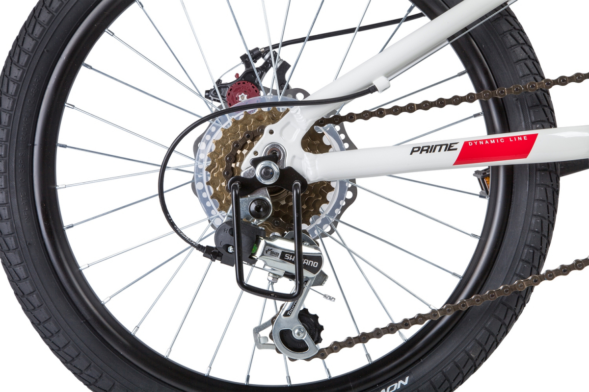Подростковый горный (MTB) велосипед Novatrack Prime 20 Disc (2019) Белый