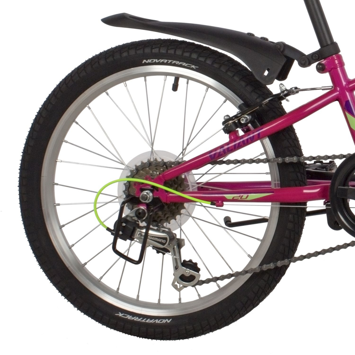 Подростковый горный (MTB) велосипед Novatrack Valiant 20 (2022) Фиолетовый