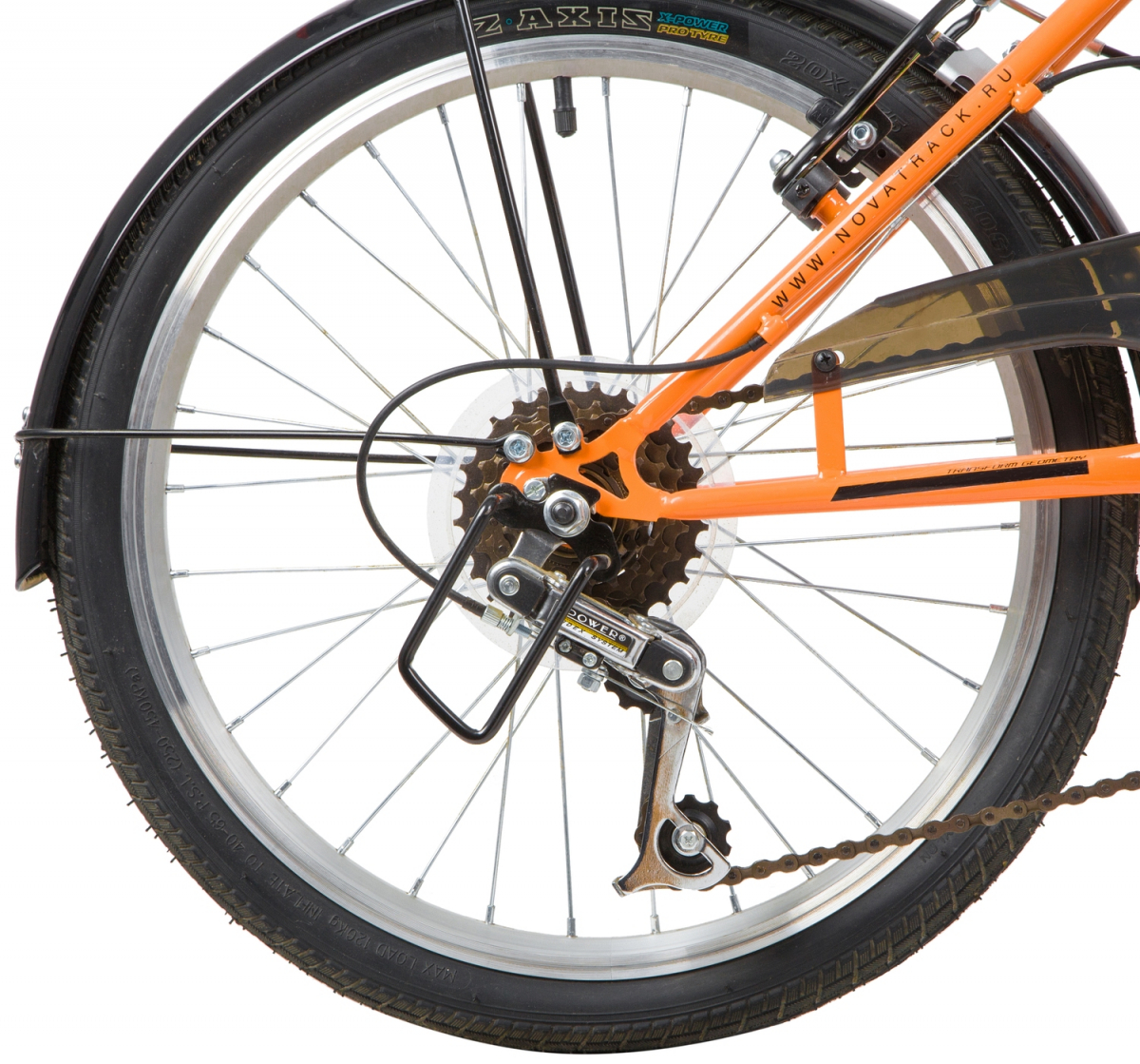Складной велосипед Novatrack TG-20 Classic New 6-spd 20 (2020) Оранжевый