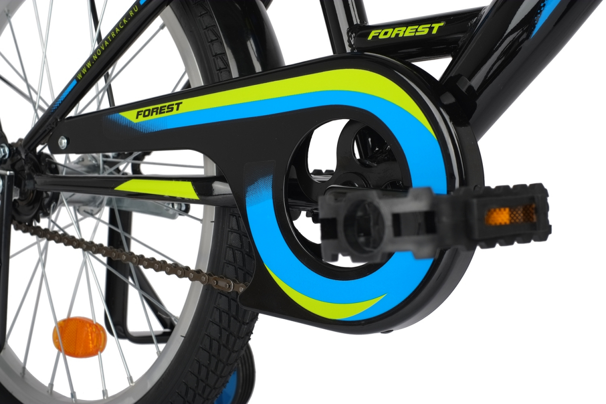 Детский велосипед Novatrack Forest 20 (2021) Черный