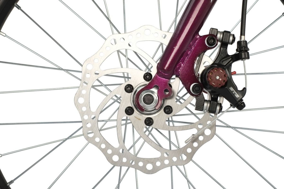 Подростковый горный (MTB) велосипед Novatrack Alice Disk 20 6 (2021) Пурпурный