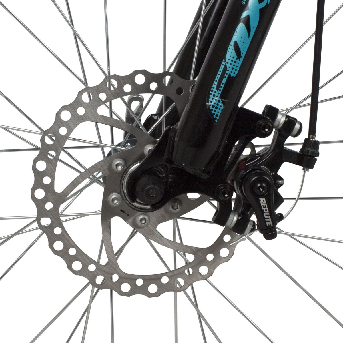 Подростковый горный (MTB) велосипед Foxx Aztec D 24 (2022) Рама 14 Зеленый