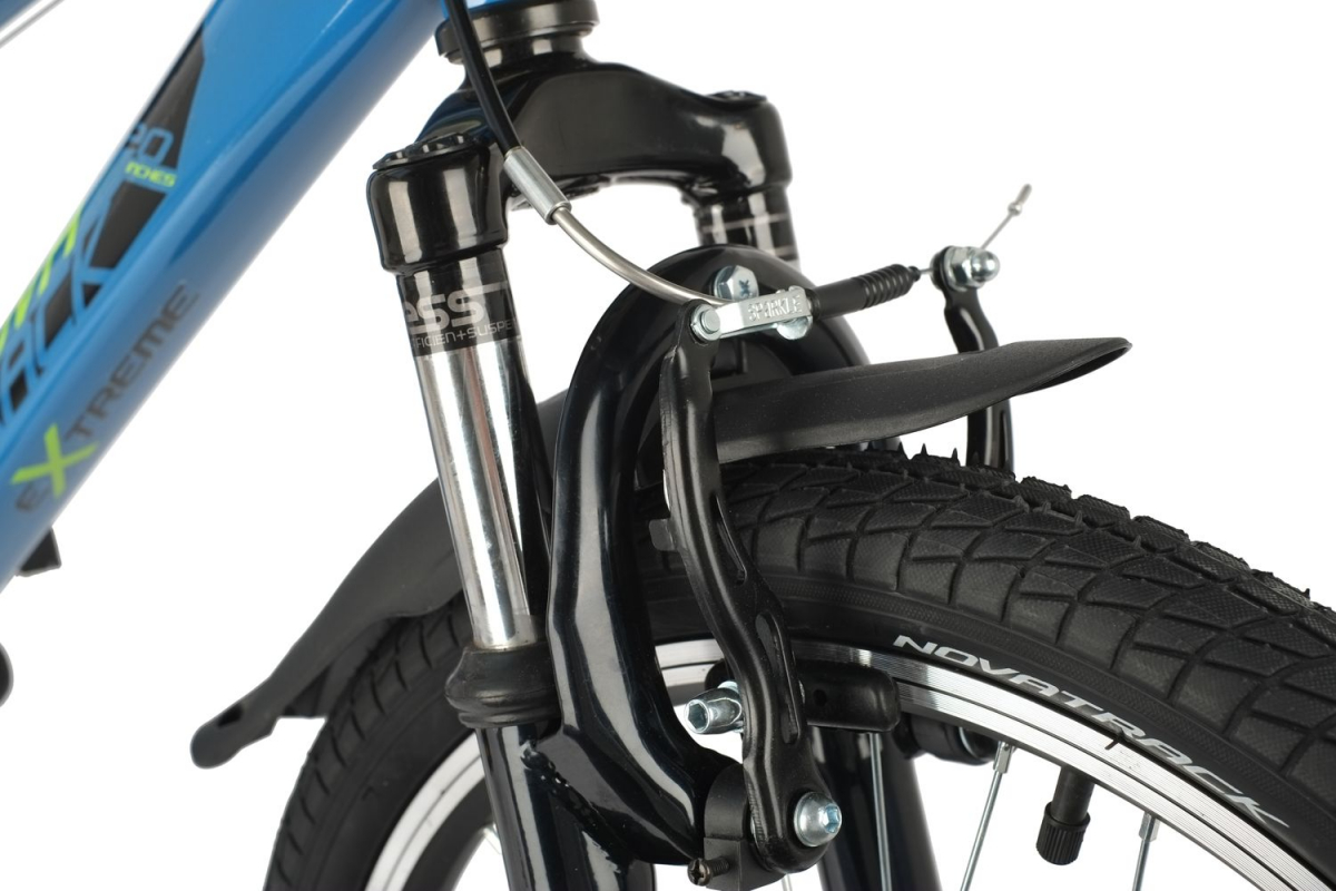 Подростковый горный (MTB) велосипед Novatrack Extreme 20 6 v-brake (2021) Синий
