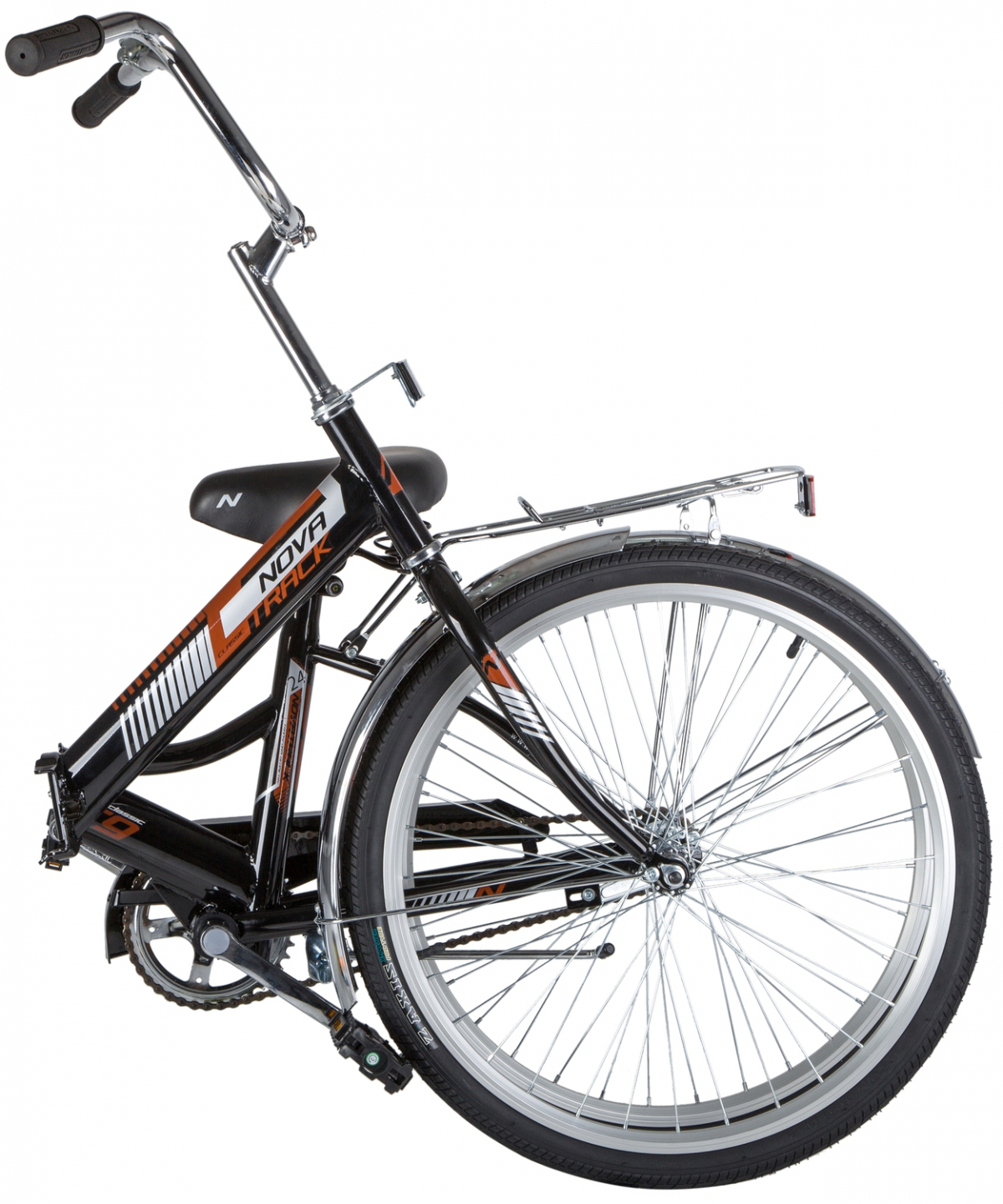 Велосипед NOVATRACK TG-24 Classic 24 (2020) Черный