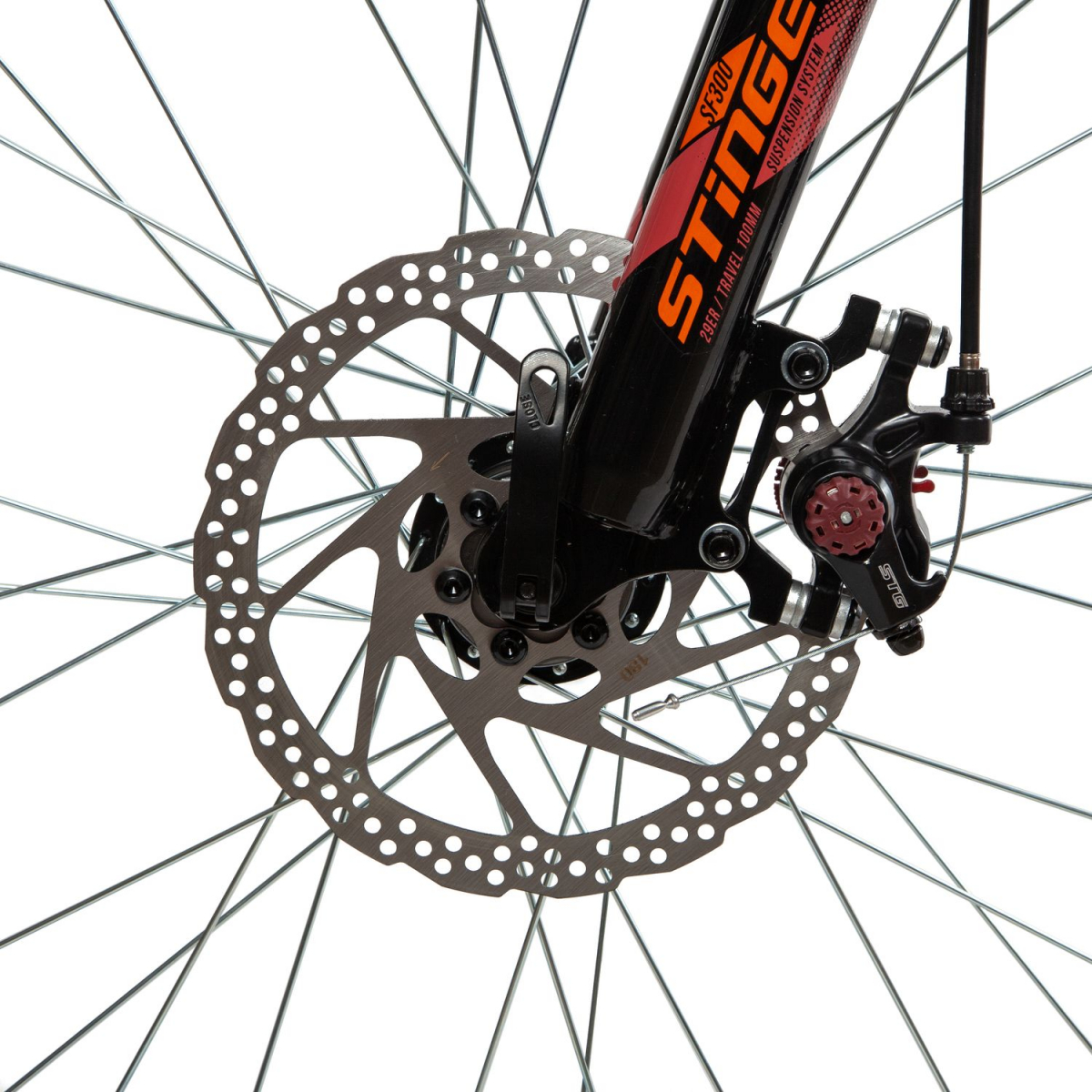 Горный (MTB) велосипед Stinger Element Evo 29 (2021) рама 22 Оранжевый