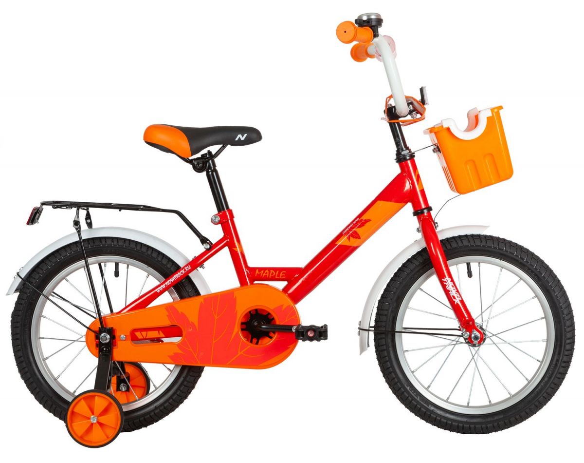 Детский велосипед Novatrack Maple 16 (2022) Красный