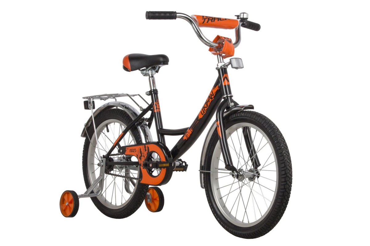 Детский велосипед Novatrack Urban 18 (2022) Черный
