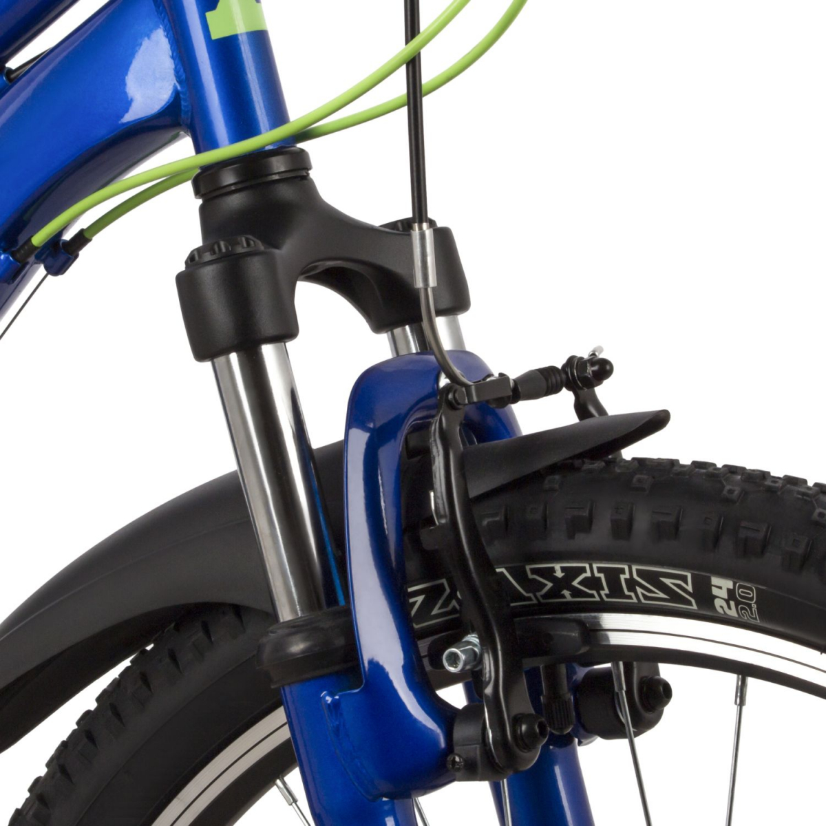 Подростковый горный (MTB) велосипед Novatrack VALIANT 24 (2022) рама 10 Синий