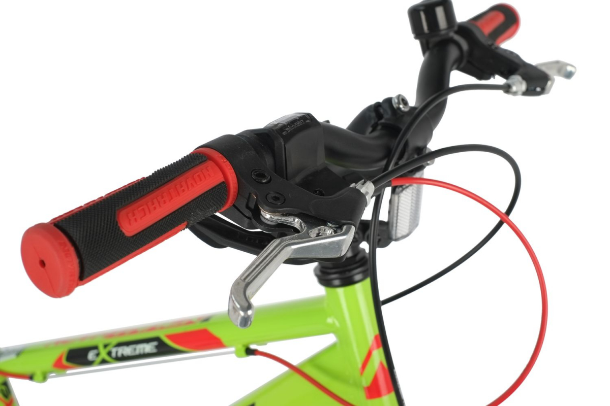 Подростковый горный (MTB) велосипед Novatrack Extreme 20 6 v-brake (2021) Зелёный