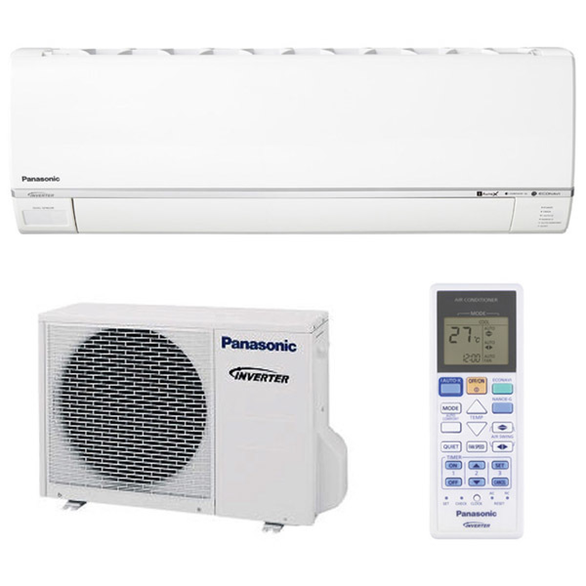 Настенный кондиционер Panasonic CS-E7RKDW/CU-E7RKD Deluxe invertor