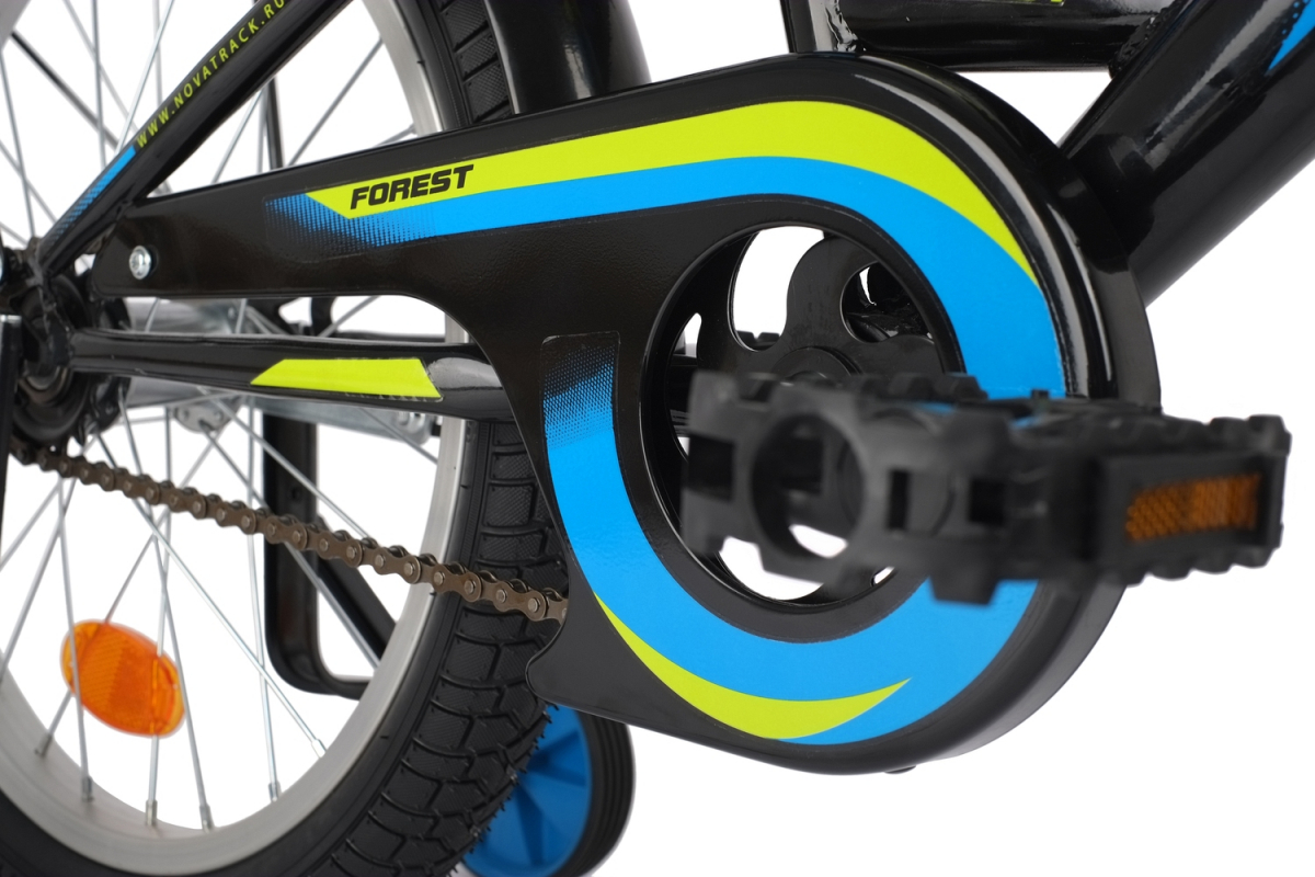 Детский велосипед Novatrack Forest 18 (2021) Черный