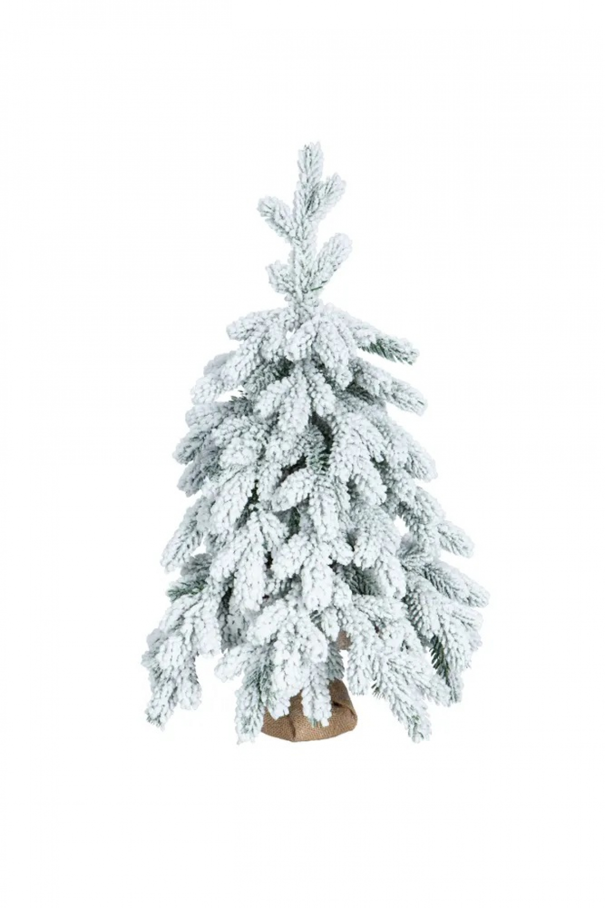 Crystal trees Ель искусственная ЭМИЛИ зеленая в снегу 60 см