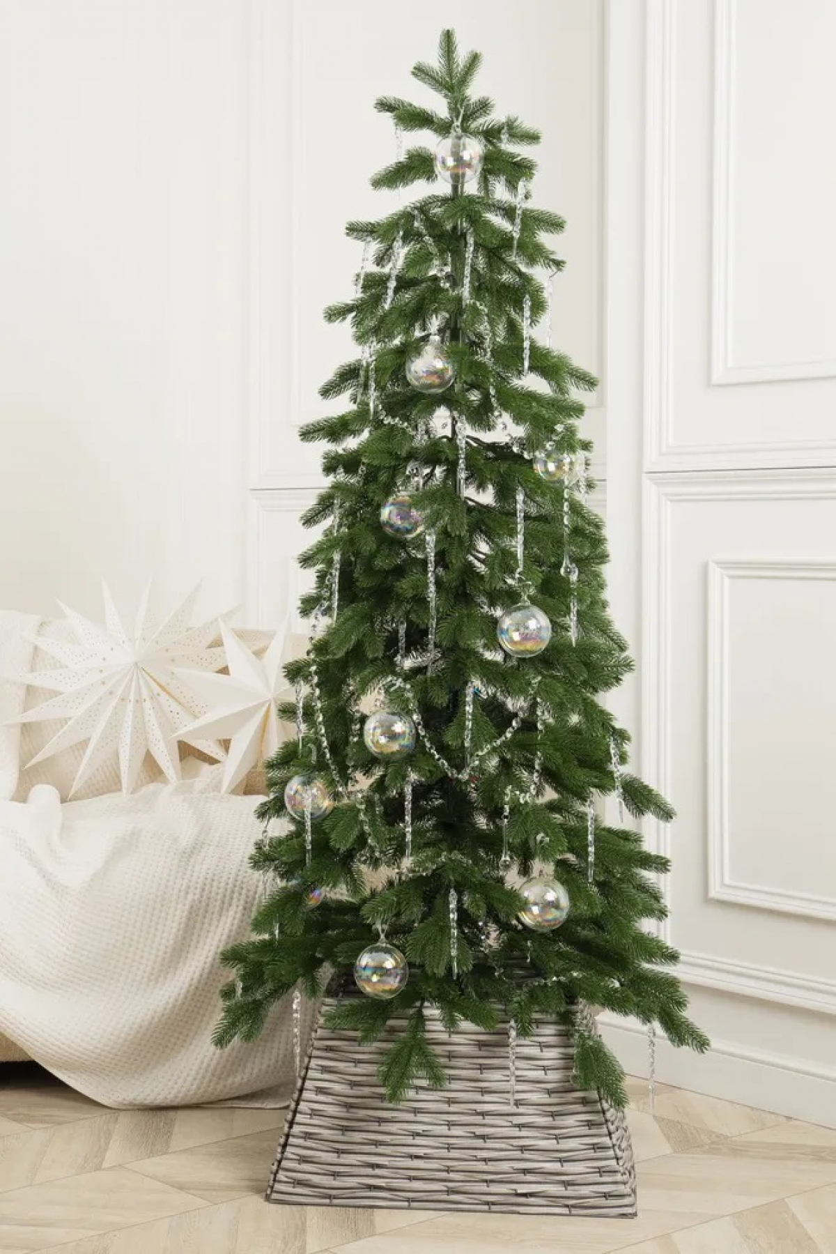 Ель искусственная Crystal trees АМЕЛЛИ 210 см
