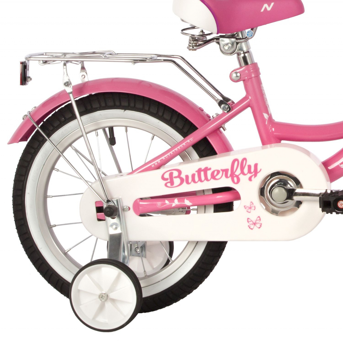 Детский велосипед Novatrack Butterfly 14