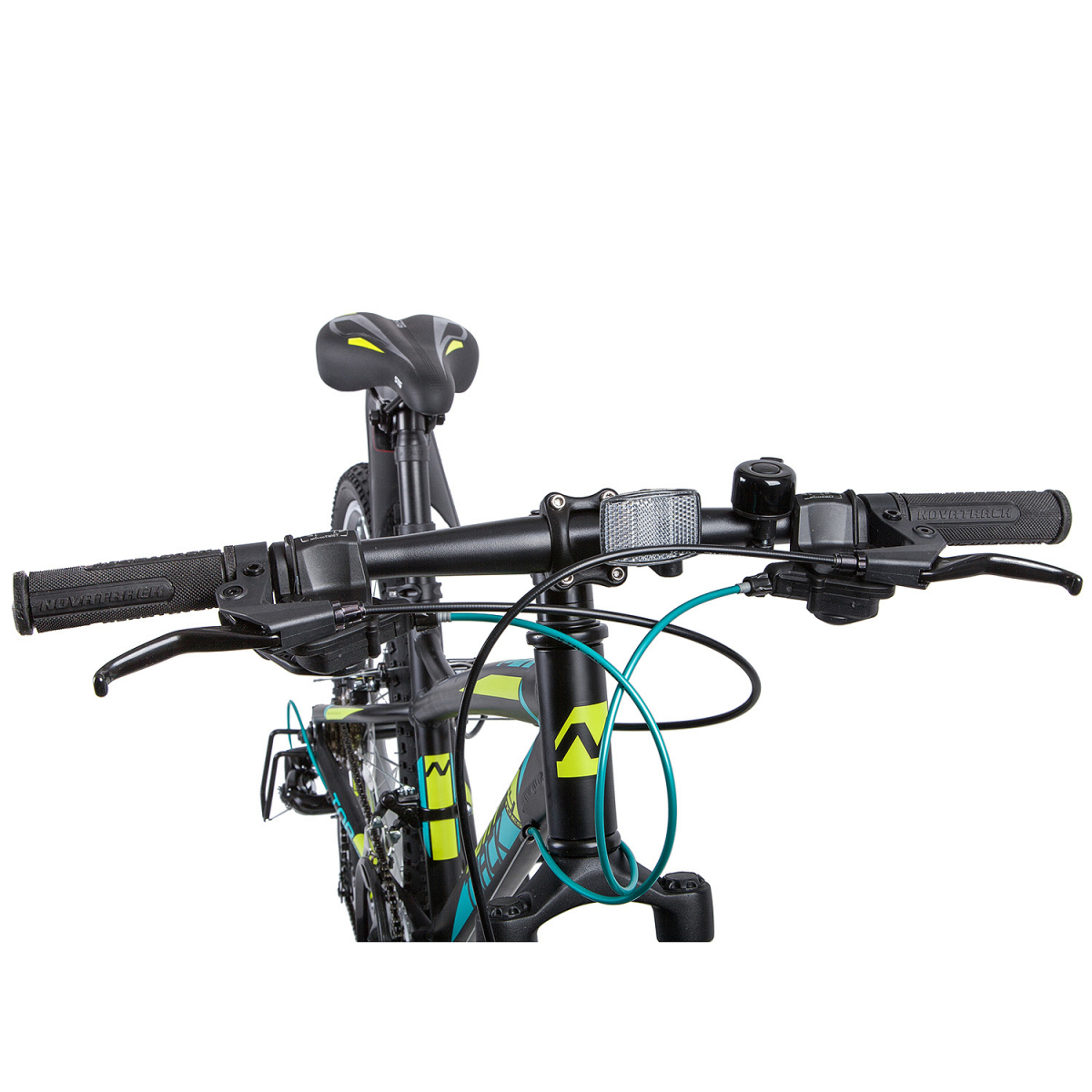 Подростковый горный (MTB) велосипед Novatrack Tornado 24 (2020) Черный