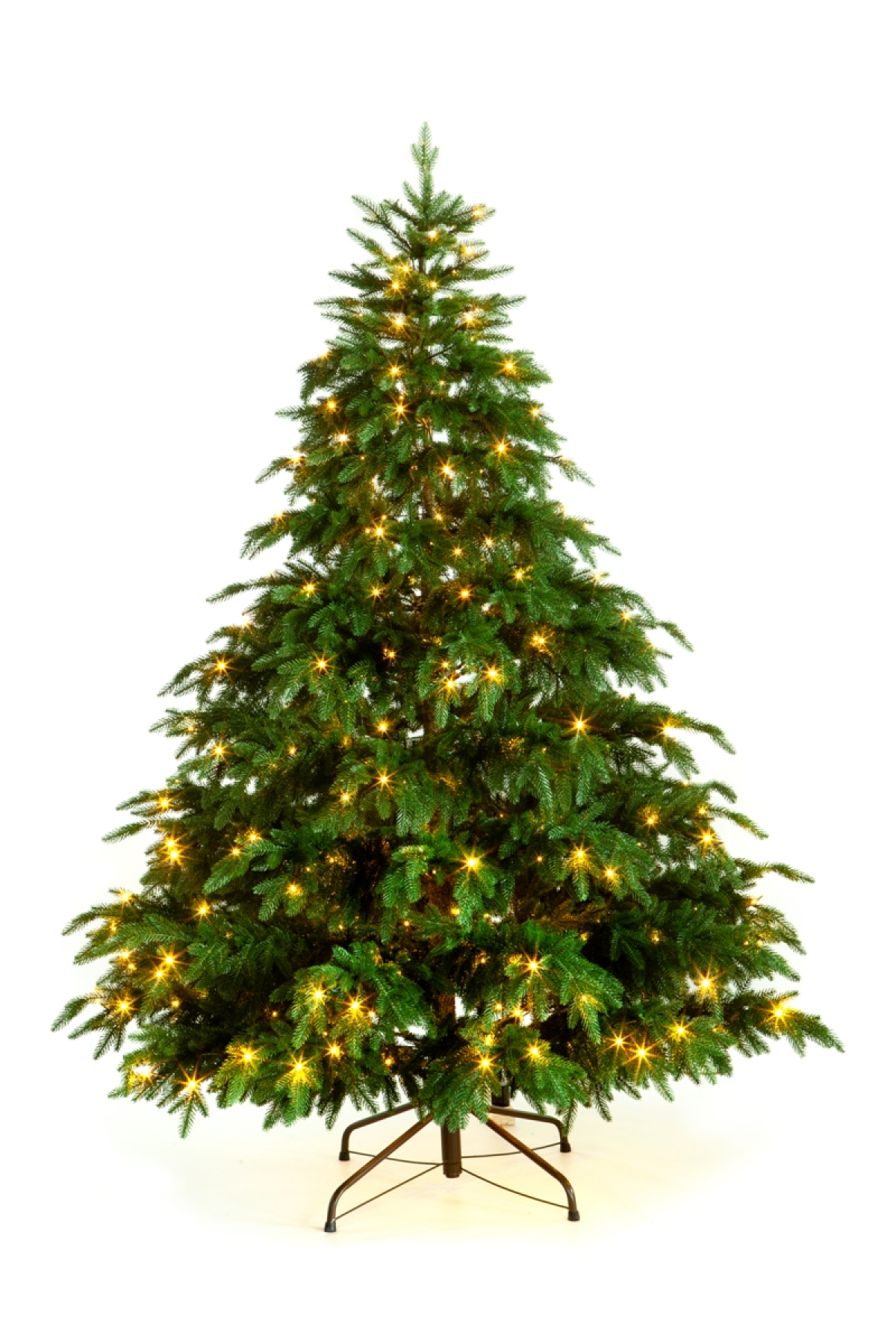 Crystal trees Ель искусственная ВЕРСАЛЬСКИЕ ОГНИ с освещением 250 см