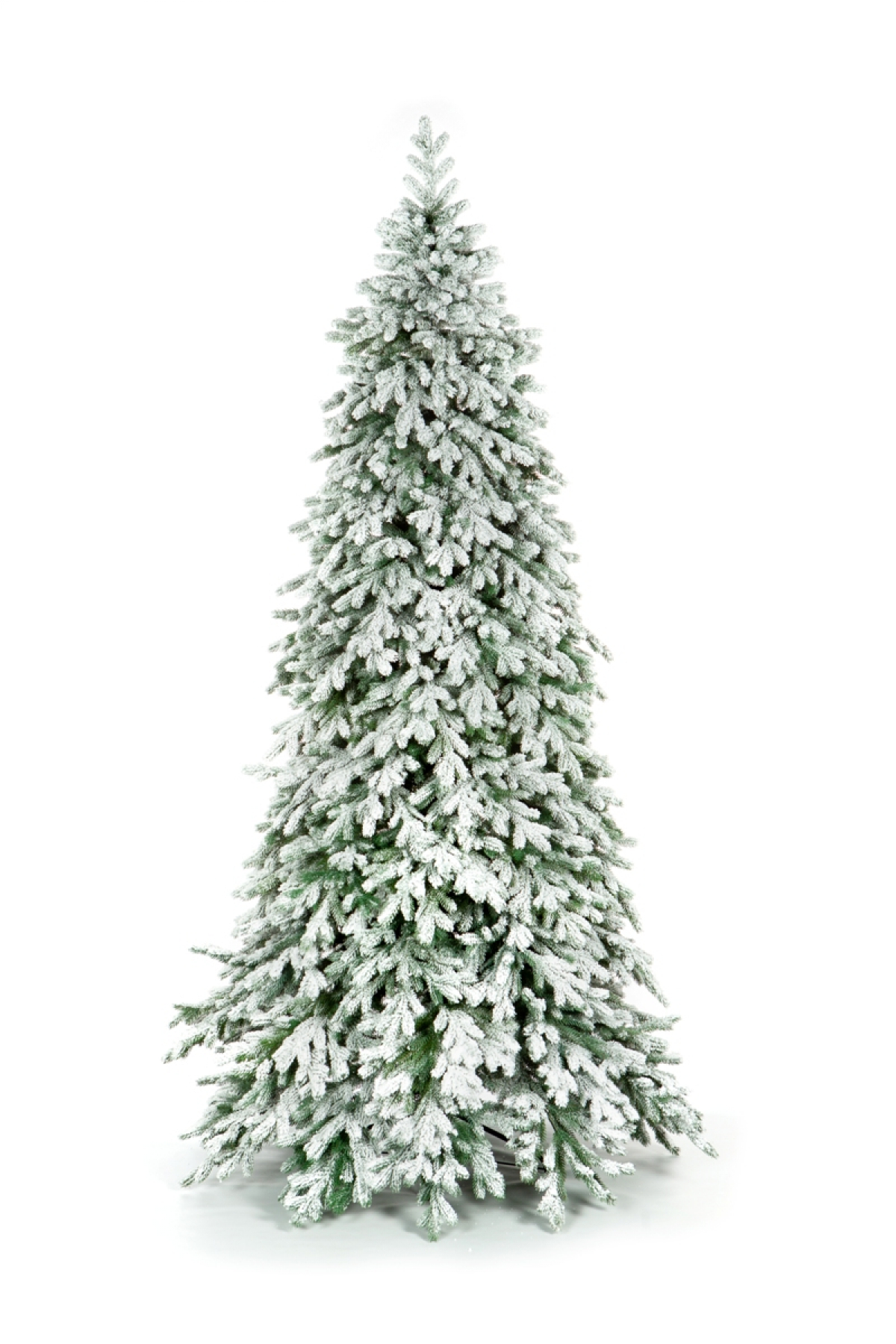 Crystal trees Ель искусственная ЭМИЛИ зеленая в снегу 180 см