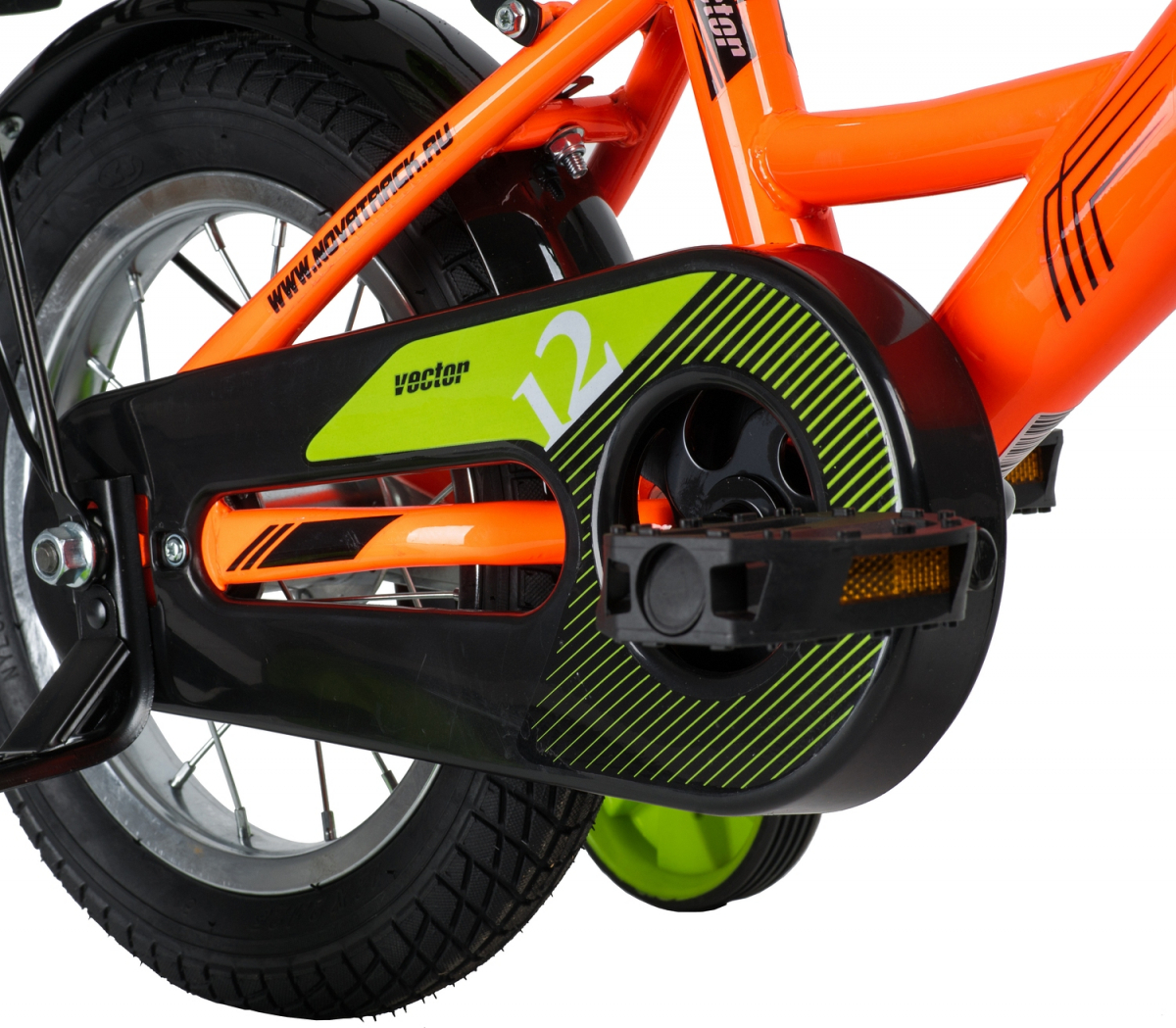 Детский велосипед Novatrack Vector 12 (2018) Оранжевый