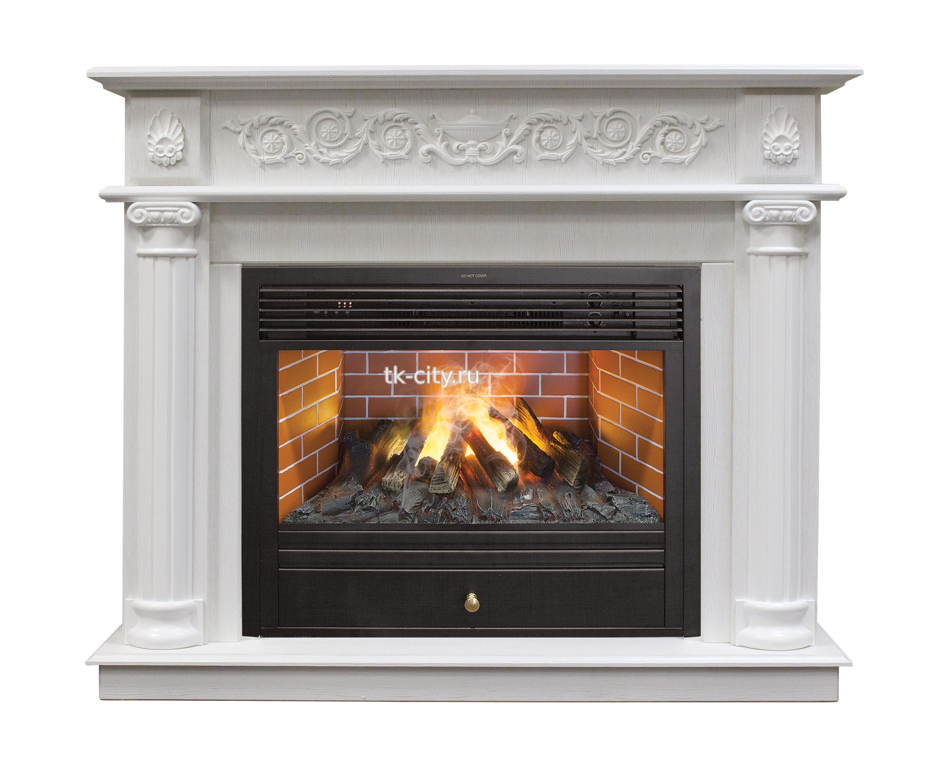 Каминокомплект Real Flame Attica 26 WT с Novara 26 3D