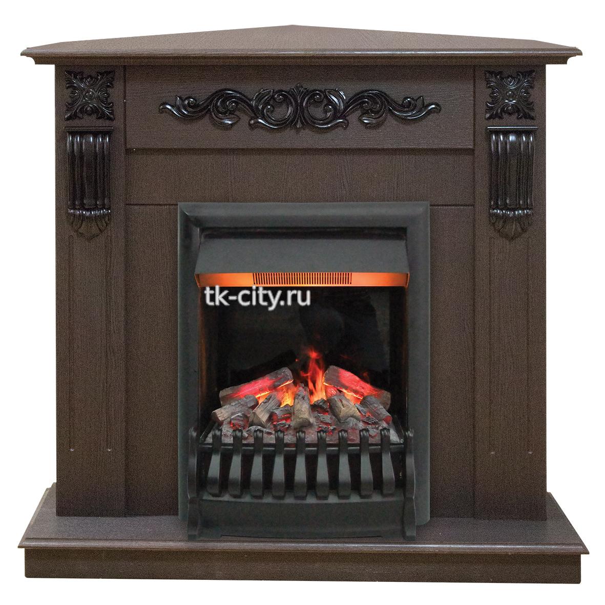 Каминокомплект RealFlame Dominica Corner DN с 3D Oregan