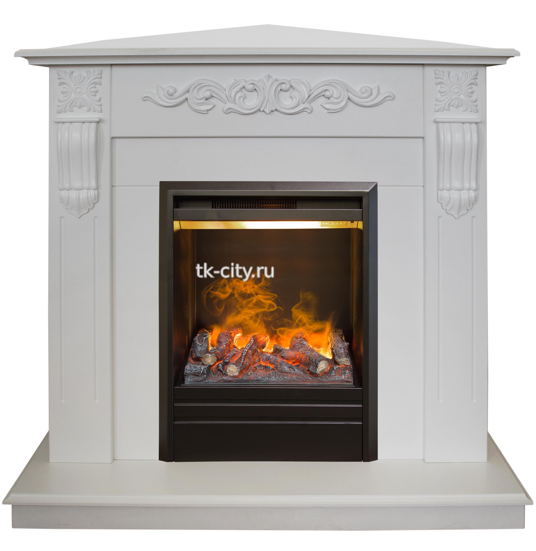 Каминокомплект RealFlame Dominica Corner WT c 3D Olympic