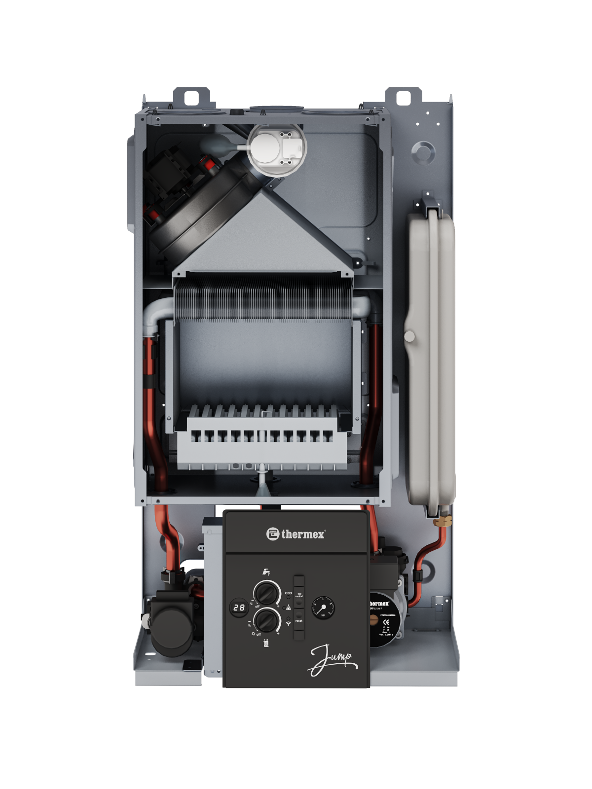 Котёл газовый двухконтурный THERMEX Джамп (Jump) F10