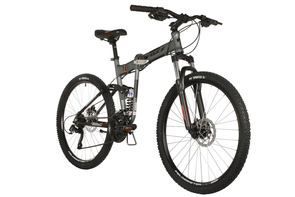 Горный (MTB) велосипед Foxx Zing F2 26 (2021) рама 18 серый