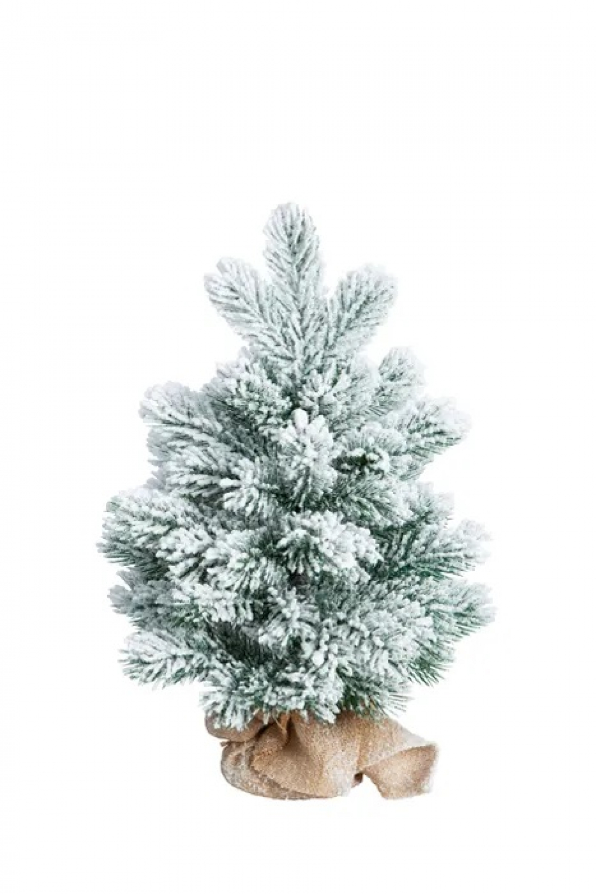 Crystal trees Ель искусственная ХИЛТОН заснеженная в мешочке 50 см