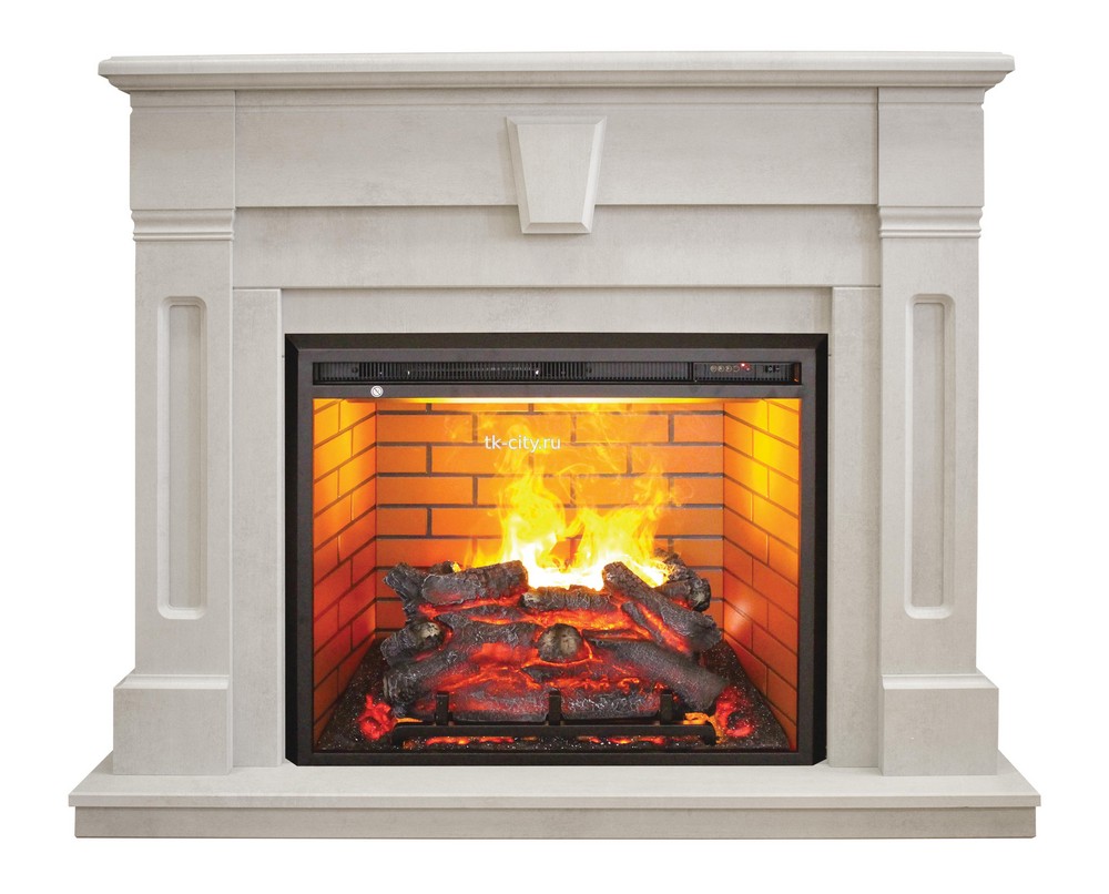 Каминокомплект RealFlame Kellie 26 WT c 3D Leeds 26 SD