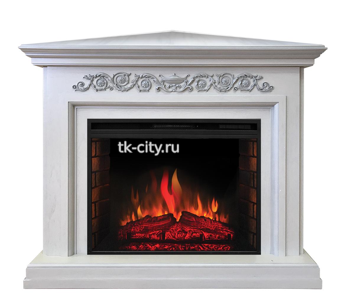 Каминокомплект RealFlame Leticia 26 WT угловой с Epsilon 26 S IR