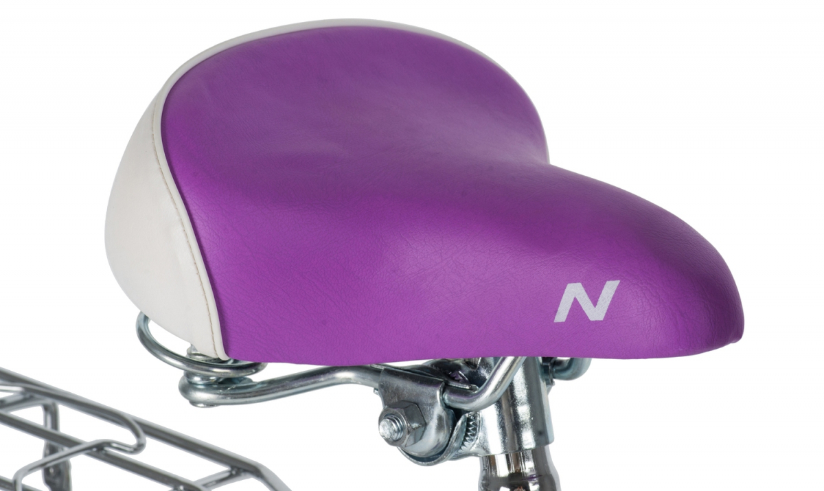 Детский велосипед Novatrack Butterfly 14 (2020) Белый-фиолетовый