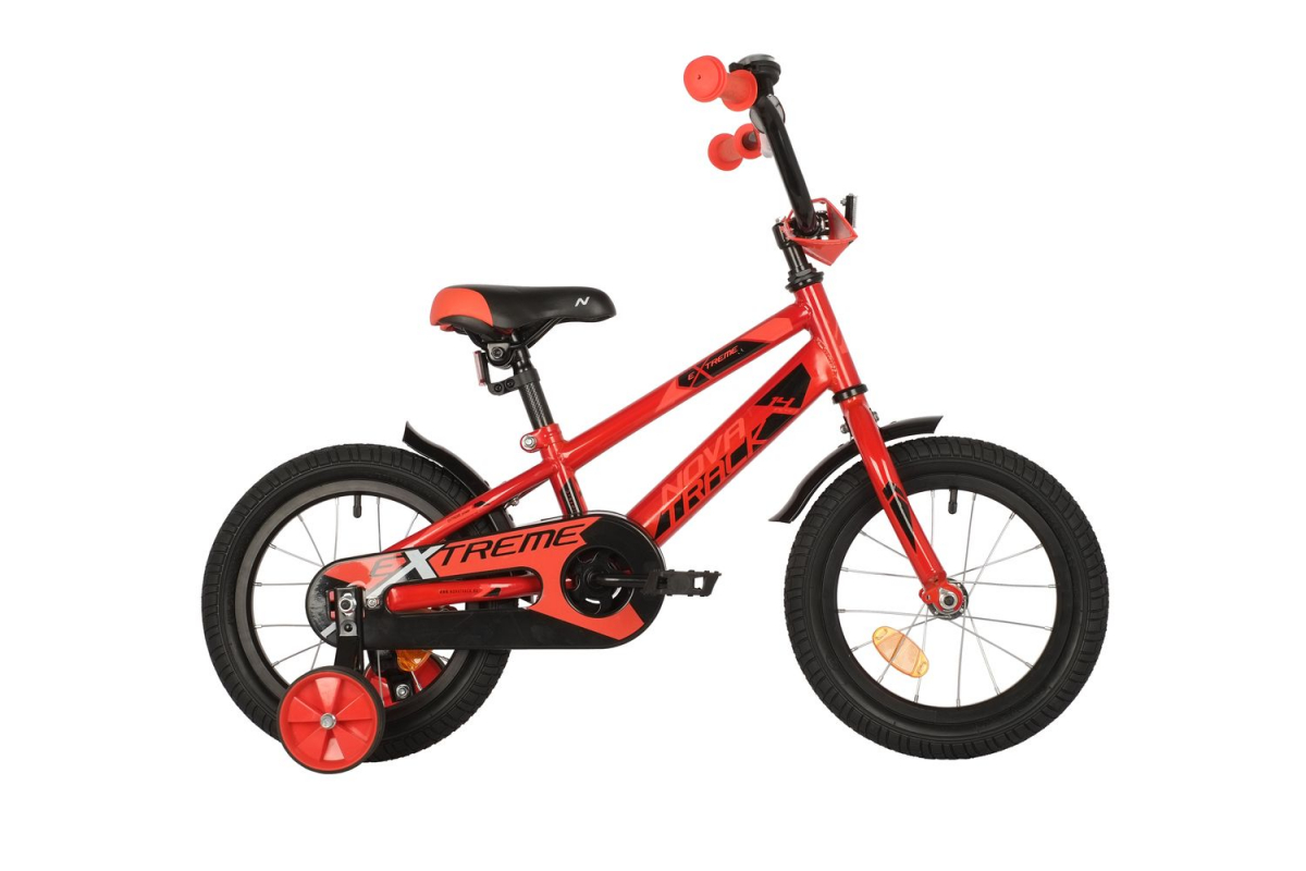 Детский велосипед Novatrack EXTREME 14 Красный (2021)