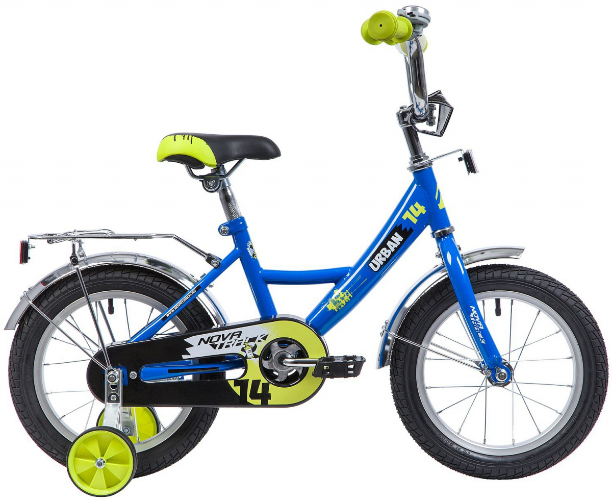 Детский велосипед Novatrack Urban 14 Синий (2019)