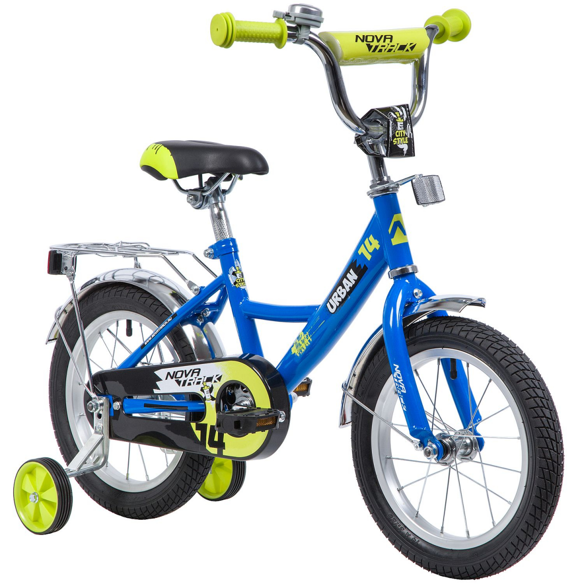 Детский велосипед Novatrack Urban 14 Синий (2019)