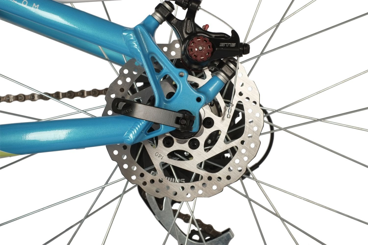 Подростковый горный (MTB) велосипед Stinger Galaxy Evo 24 (2021) рама 11 синий